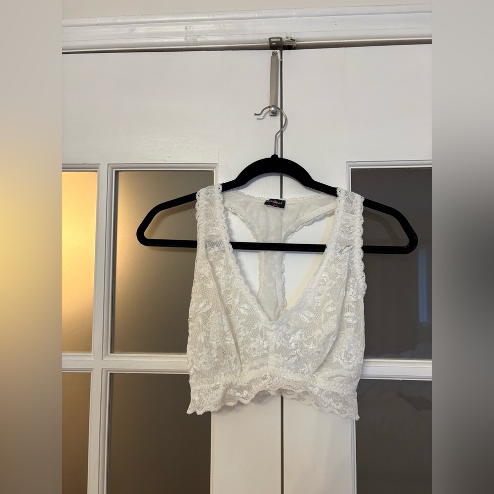 Cosabella White Lace Bralette